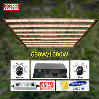 โคมไฟปลูกต้นไม้ DIY 1000W พร้อมฟังก์ชั่นจับเวลาพืชเติบโตไฟ 650W Samsung lm301h นำแสงเติบโตห้องปลูกต้นไม้โคมไฟหรี่แสงได้