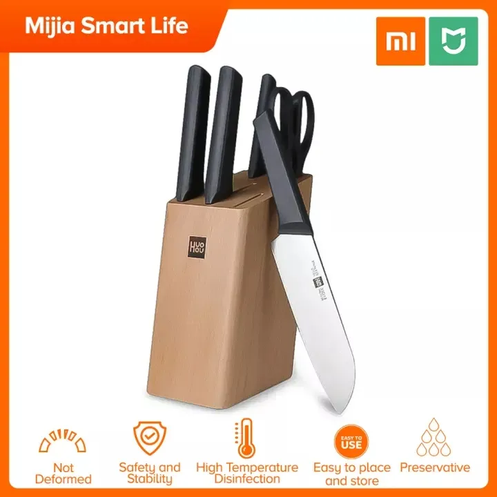 Xiaomi Huohou 6 Pieces Chopping Knife Slicing Tool Fruit Knife Kitchen