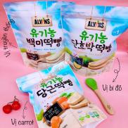 Bánh Gạo Ăn Dặm Hữu Cơ Alvins 30g Hàn Quốc Cho Bé Ăn Dặm Các Vị Bí Ngô