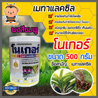 โนเกอร์ เมทาแลคซิล กระปุกขนาด 500 กรัม (ผงสีชมพู) สารป้องกันรากเน่า สารป้องกันโคนเน่า สารกำจัดโรคพืช สารป้องกันโรคพืช