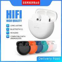 ♥จัดส่ง SFREE♥Pro6หูฟังแบบเสียบในหูเสียงสเตอริโอ Bluetooth5.0หูฟังบลูทูธไร้สาย TWS สำหรับหูฟังแอนดรอยด์