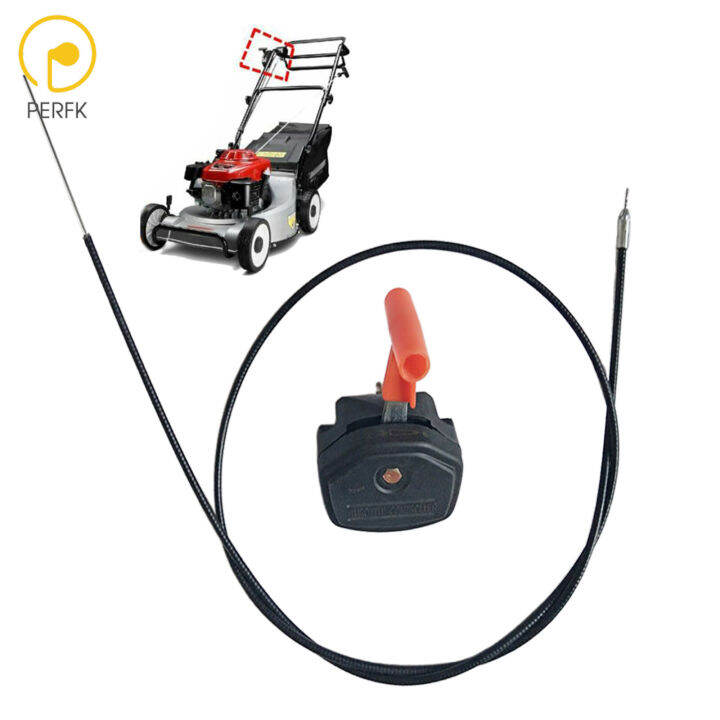 Perfk 150cm Universal Lawn Mower Throttle Cable Switch Lawn Mower