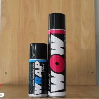 LUBE71 สเปรย์ล้างโซ่ WOW EXTRA 350 มล.+ สเปรยฺ์หล่อลื่นโซ่ WRAP 200 มล.  // น้ำยาล้างโซ่