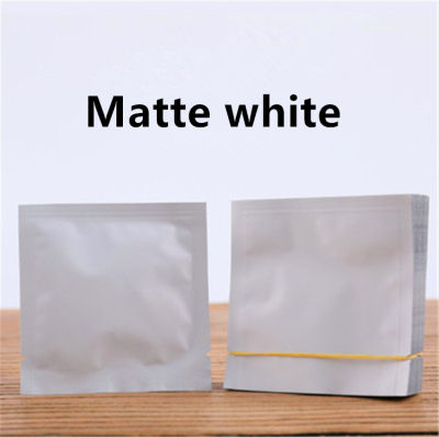 100pcs 2-10g Small Open Top Pure Aluminum Foil Bag Herbal Powder Tea Sugar Trail Packaging Bag Heat Sealing Storage Pouches