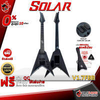 ทักแชทรับส่วนลด 500.-MAX กีต้าร์ไฟฟ้า Solar V1.7FBB เกิดมาเพื่อเอาใจสาย Metal ทรง Flying V 7 สาย สีดำ ลายสวย เสียงดุดัน พร้อมของแถมพิเศษ 5 รายการ