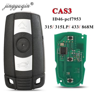 CAS3 CAS3 Jingyuqin + Kunci Remote Mobil 315 /315LP /433/ 868Mhz สำหรับ BMW E60 E70 E90 1/3/5/7 Series X5 X6 Z4ชิปเครื่องส่งสัญญาณ PCF7953