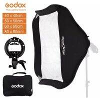 พร้อมส่ง Godox 60x60/80X80ซม.Softbox กับ S-Type Stable bowens Mount ยึดแฟลช Softbox สำหรับSpeedliteสตูดิโอถ่ายภาพ