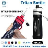 Fjbottle Water Bottle With Free Gift Cycling Bottle 700ml(24oz) Botol Air Trtian Bottle Squeeze Bottle Protable Sports Drinkware Perfect For Cold Drinks BPA-Free For Gym Cycling Bottle Water For Bike