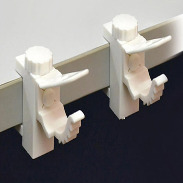 2pcs-curtain-rods-bracket-hanger-hook-rod-support-clamp-crossbar-fixing-clip-wall-hooks-organizer-rails-rack-home-storage