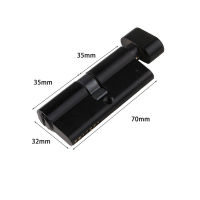 All Brass Black Cylinder Lock Door Window Security 70 80 90 100mm Cylinder Living Room Lock Handle Customized Brass Key