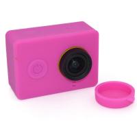 เคสยางสิลิโคน Silicone Case สำหรับXiaomi Yi Action Camera + ฝาปิดเลนส์