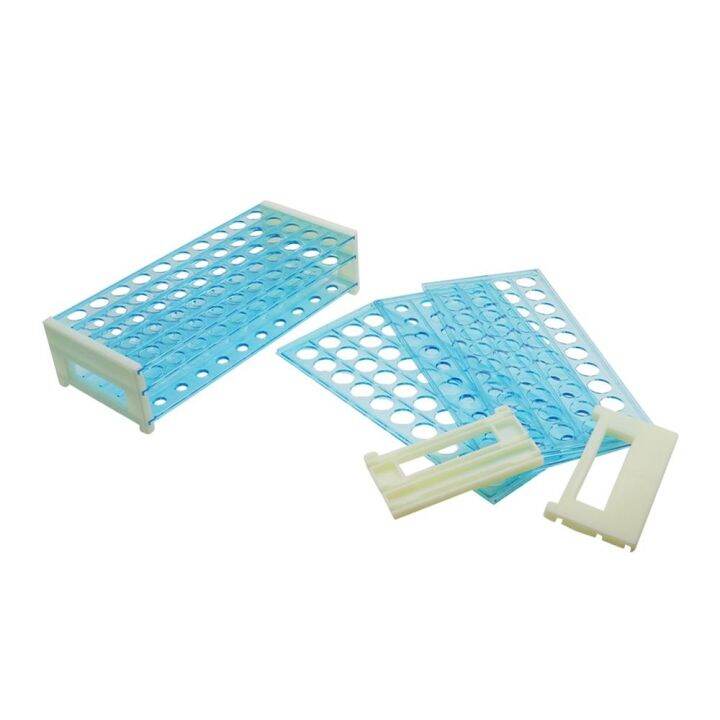 cw-๑-plastic-test-tube-bracket-rack-for-16mm-tubes-50-hole-positions-three-holder-1-pc