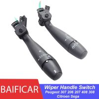 Baificar สวิตช์ปัดน้ำฝนรวมไฟหน้าใหม่เอี่ยมสำหรับ Peugeot 307 206 207 408 308 Citroen C5 C-Quatre