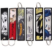 Japanese Anime Embroidered Keychain Key Tag Tokyo Revengers Key Fobs Motorcycles Cars Backpack Chaveiro Fashion Key Ring Gifts Key Chains