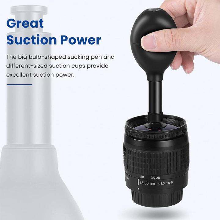 Camera Lens Sucker Kit Long Antistatic Pen Strong Suction Manual