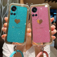 เคสโทรศัพท์ OPPO Reno10 Pro Reno10pro+ สายรัดข้อมือแบบนิ่มล่าสุดแฟชั่นเคสซิลิโคนแบบนิ่ม OPPO Reno 10 Pro 5G ฝาครอบโทรศัพท์