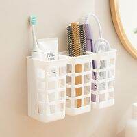 Punch-free curling stick storage basket wall-mounted styler bracket hairdressing tool storage box washstand storage rack