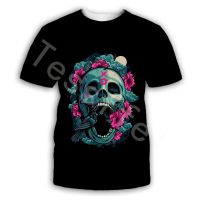 Artistic Amazing Cool Skulls 3D Printed 2022 New Fashion Summer Harajuku T-shirt Unisex Top O-Neck Short Sleeve S21