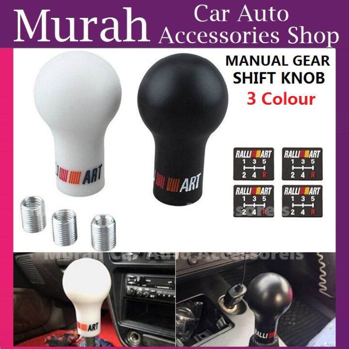RALLIART 5/6 SPEED AUTO GEAR SHIFT KNOB CAR MANUAL TRANSMISSION (MT