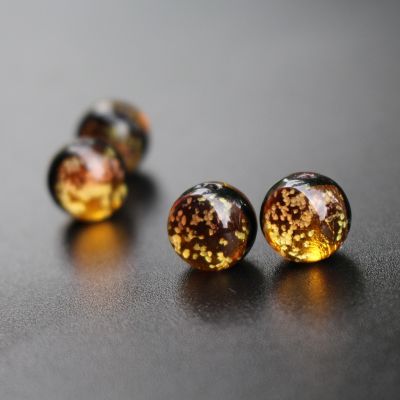 10pcs 8 10mm 12mm 14mm Lampwork Glass Beads Luminous Lampwork Beads Orange Color for jewelry Bracelet Earring NecklaceMaking