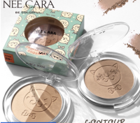 NEE CARA Contour &amp; highlight N328 นีคาร่า คอนทัวร์ ไฮท์ไลท์ 2in1บรอนเซอร์ คอนทัวร์ ไฮไลท์ เฉดดิ้ง**ของแท้ พร้อมส่ง