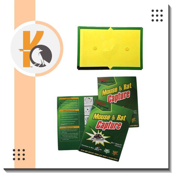 Pest Control Mouse Glue Trap NonToxic Sticky Mouse & Rat Trap Strongly