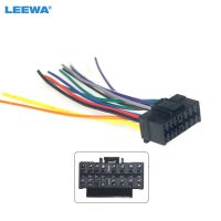 LEEWA Car Stereo Radio 16Pin Plug Harness For Sony For JVC Radio Audio Play Auto Adapter Wiring Harness Connector CA5656