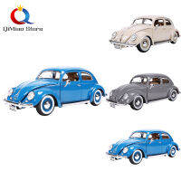 QiMiao โมเดลรถโลหะผสมขนาด1:18รถหรูจำลองเครื่องประดับรถขึ้นรูป Volkswagen โมเดลรถเต่าสำหรับสะสมของขวัญ