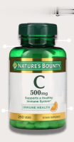 Natures Bounty C-500mg 250 Tablets