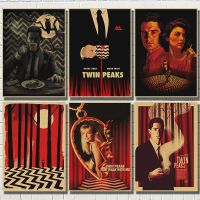 [HOT MNXBZVMWS 559] TWIN PEAKS กระดาษคราฟท์โปสเตอร์แต่งบ้านศิลปะบนผนังภาพติดผนังตกแต่งสำหรับห้องนั่งเล่น