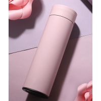 500ml Solid Color Thermo Bottle Cup Potable Stainless Steel Water Bottle Vacuum Flask For Thermos Insulated Coffee Mug Cups,1PC