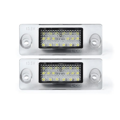 ​2Pcs LED Car License Plate Light Number Lights For Audi A3S3 Limousine A3 8L Facelift A4 B5 Limousine A4 5B Avant Canbus