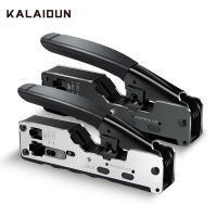 KALAIDUN Network Tool Crimper Pliers Rj45 Cable Stripping Wire Cutter Crystal Head Clamp Tool For Cat7 Cat6 Cat5e Cat5 Stp Plugs