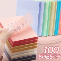 Transparent Sticky Notes Memo Pad High Qality Waterproof PET Sticky Stationery Notepad Student School Office Stationery