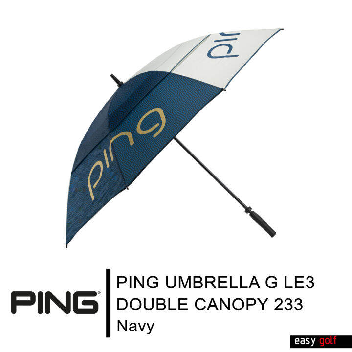 PING UMBRELLA G LE3 DOUBLE CANOPY 233 PING UMBRELLA ร่มกันฝน ร่มกอล์ฟ