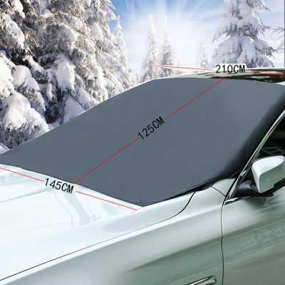【CW】 Automobile Magnetic Sunshade Cover Car Windshield SnowShadeProtector Cover Car Front Windscreen Cover