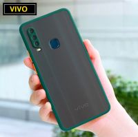 [ส่งจากไทย] Case Vivo Y12 / Y15 / Y17 เคสกันกระแทก ปุ่มสีผิวด้าน กันรอยกล้อง ขอบนิ่มหลังแข็ง