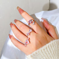 Sweet Style Rings New Fashion Rings Party Gifts Rings Y2K Style Rings Fashion Rings For Women Pink Rings