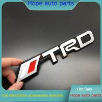 New upgrade 1Pcs 3D aluminum TRD Sports Racing Logo Car Badge rear Emblem tail sticker For Toyota RAV4Car Accessories