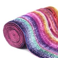 【hot】！ 5Yard Glitter Fold Over for Wedding Material Apparel Sewing Band Crafts