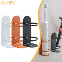 เครื่องโกนที่ใส่แปรงสีฟันติดผนังไฟฟ้า OLOEY ที่ใส่แปรงสีฟันในห้องน้ำยาสีฟันชั้นวางของอุปกรณ์ตกแต่งห้องน้ำ