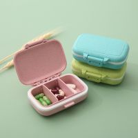 【LZ】 Portable Mini Pills Organizer Case 3 Grids Pill Box Tablet Storage Container Weekly Medicine Pills Box Pill Case