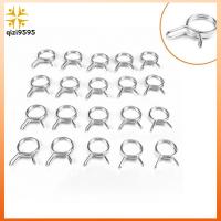 QIZI9595 10Pcs/set คลิปสปริง ที่หนีบสายยาง ชุดจัดประเภท 5-12มม. คลิปหนีบท่อ สากลสากลสากล สายน้ำมันเชื้อเพลิง คลิปสปริงหลอด รถจักรยานยนต์สกู๊ตเตอร์