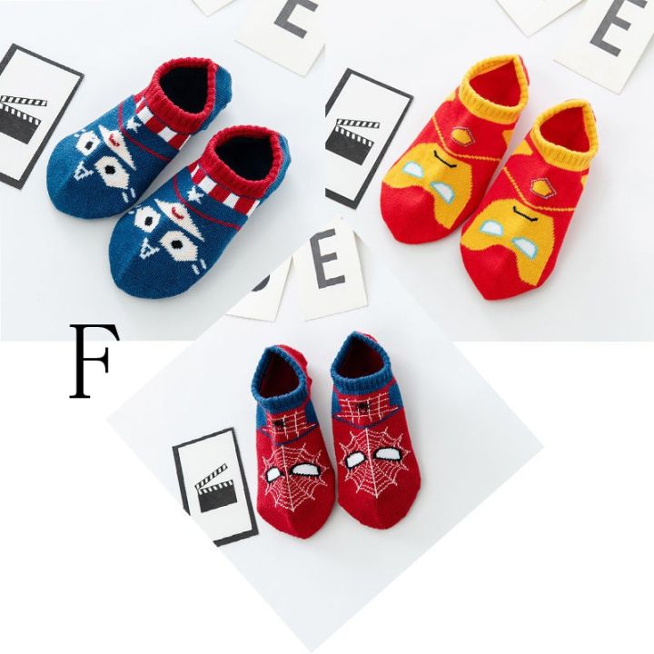 3-pack-kids-socks-baby-boy-cotton-sock-superman-socks-3in-1-ready-stock