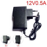 100 - 240V AC to DC Power Adapter Supply Charger Charging adapter 12V 0.5A 500mA US EU Plug 5.5mm x 2.1mm for LED Strip Light