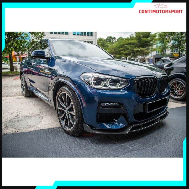 BMW G02 X4 G01 X3 M PERFORMANCE STYLE FRONT LIP DIFFUSER xDrive20i
