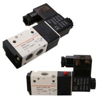 【Be worth】 kgcwmw DC12V 1/4 Solenoid วาล์วแก๊ส3 Way 2ตำแหน่งอลูมิเนียมนิวเมติกวาล์ว Solenoid