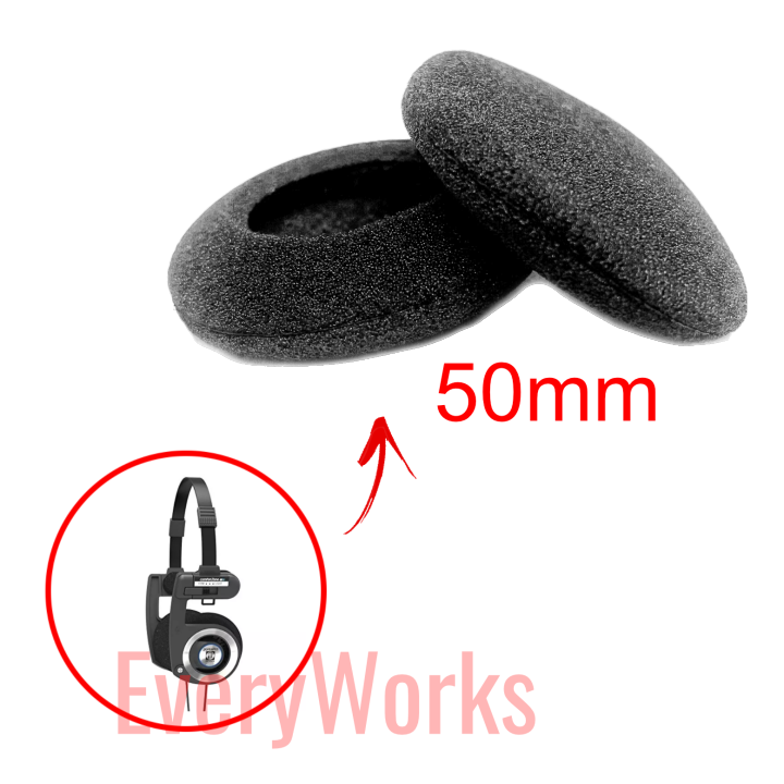 50MM or 5CM Diameter Ear Foam replacement foamies for Plantronics