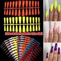 IVAOU อะคริลิค สีลูกกวาด เล็บปลอม ทำเล็บ ปกเต็ม เทียม Stiletto Coffin Nails เคล็ดลับเล็บปลอม ต่อเล็บ เครื่องมือทำเล็บ