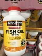 Omega 3 viên uống dầu cá Fish Oil 1000mg Kirkland